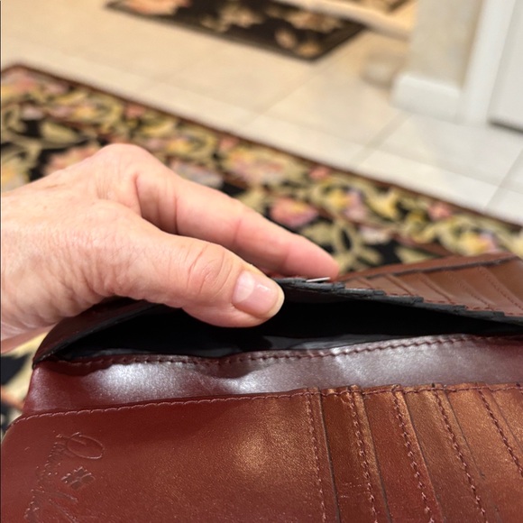 Patricia Nash Prassa Continental Leather Wallet in Greek Map Print - Picture 8 of 11